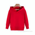 Aangepaste modieuze katoenen fleece lege kinderen hoodies